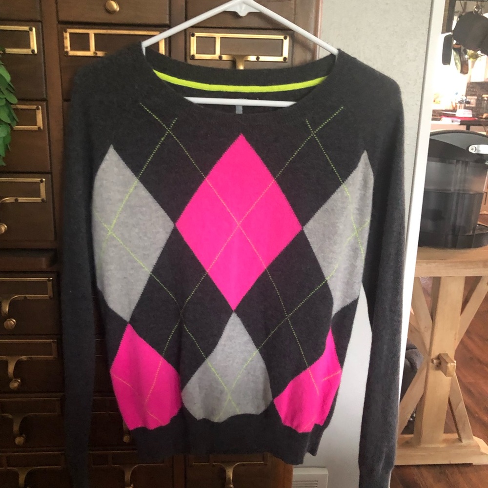 Cashmere sweater.